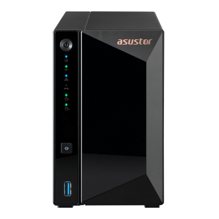 SERVIDOR NAS ASUSTOR 2 BAY QUAD-CORE 1.4GHZ 2GB DDR4 2.5GBE X1 USB3.2