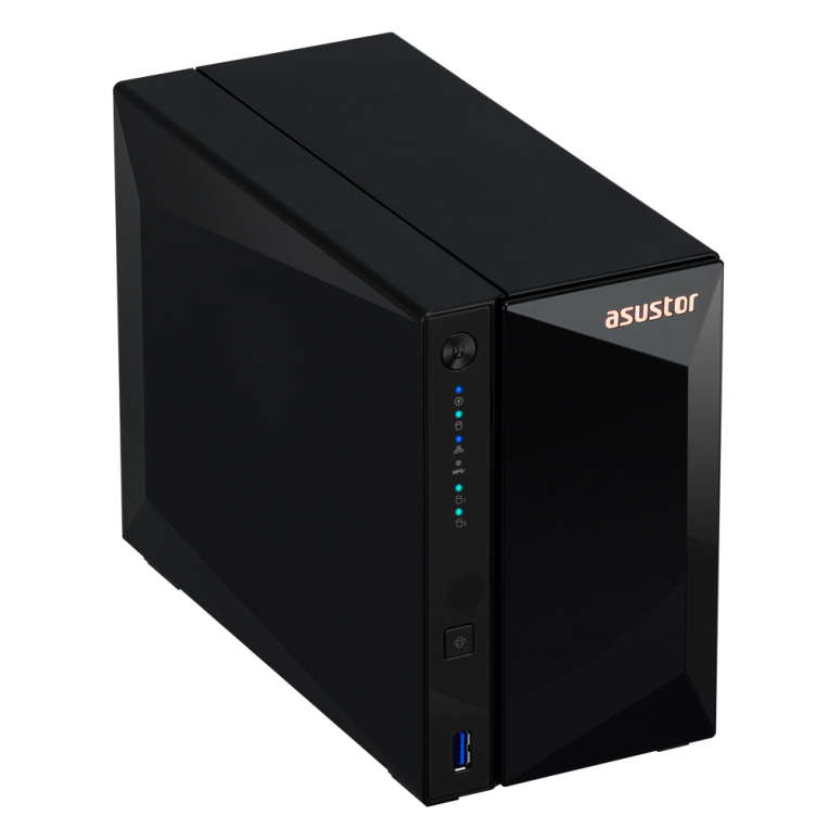 SERVIDOR NAS ASUSTOR 2 BAY QUAD-CORE 1.4GHZ 2GB DDR4 2.5GBE X1 USB3.2