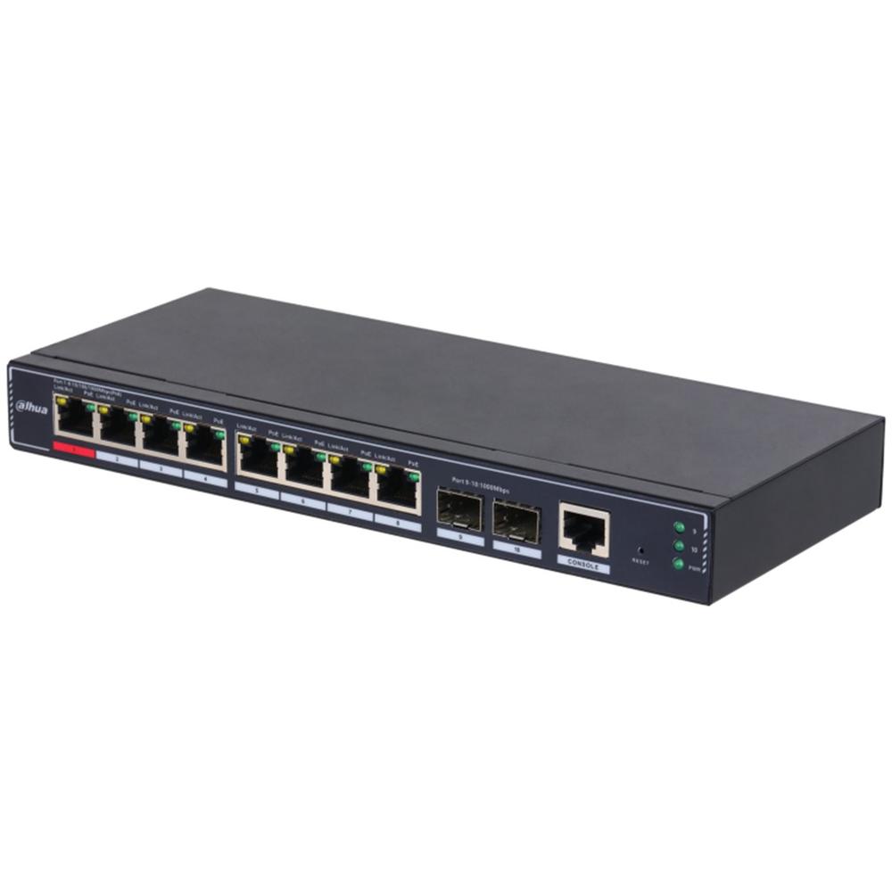 SWITCH IT DAHUA DH-SG4010P-2F 10 PUERTOS