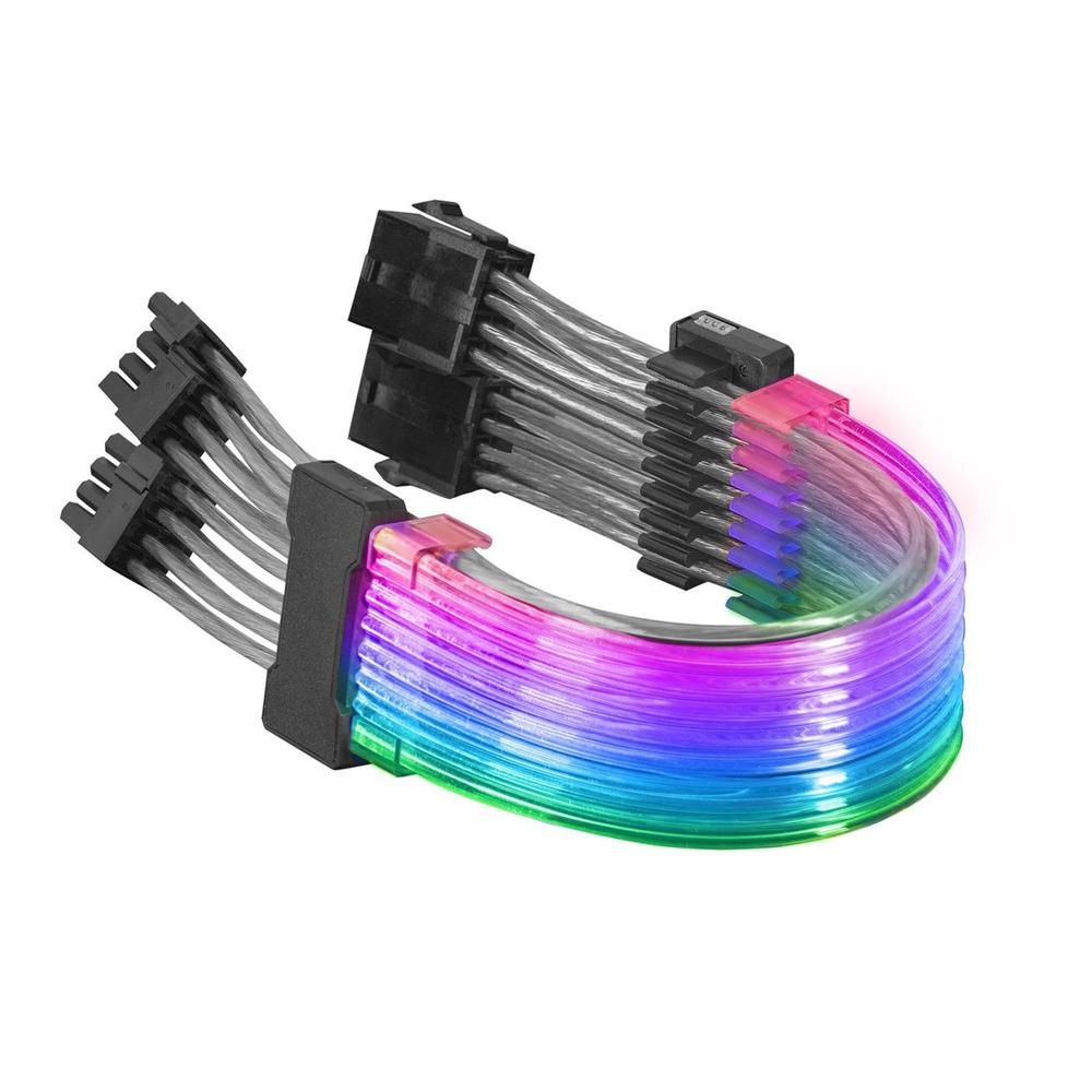 CABLE EXTENSOR MARS GAMING MCA-16 ARGB PREMIUM 310MM