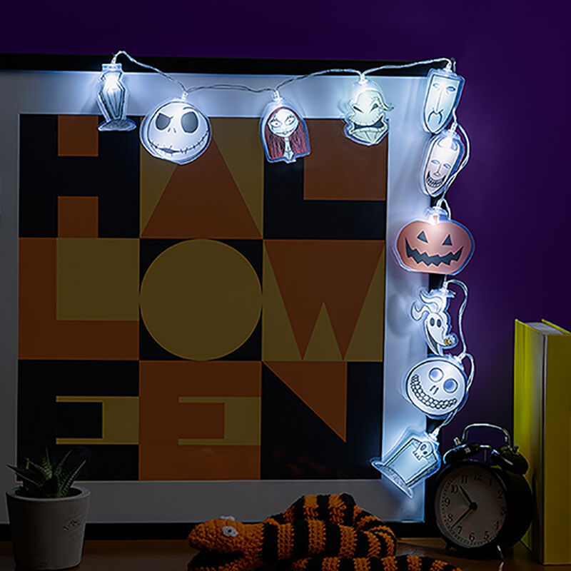 LUCES DECORATIVAS CON STICKERS PALADONE PESADILLA ANTES DE NAVIDAD 130 CM
