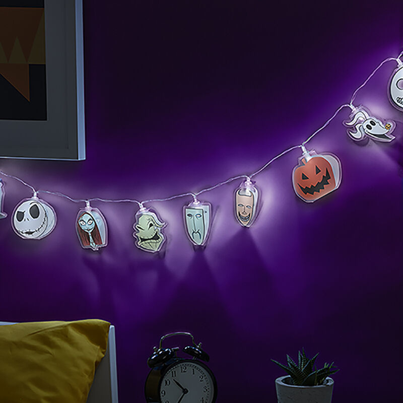 LUCES DECORATIVAS CON STICKERS PALADONE PESADILLA ANTES DE NAVIDAD 130 CM