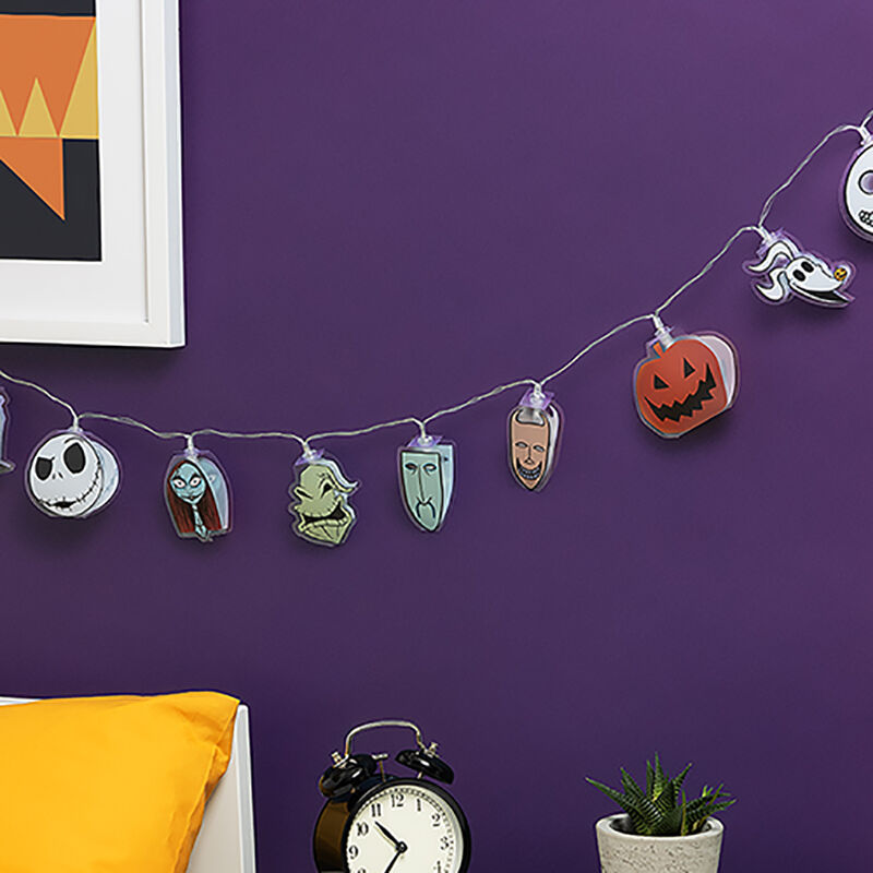 LUCES DECORATIVAS CON STICKERS PALADONE PESADILLA ANTES DE NAVIDAD 130 CM