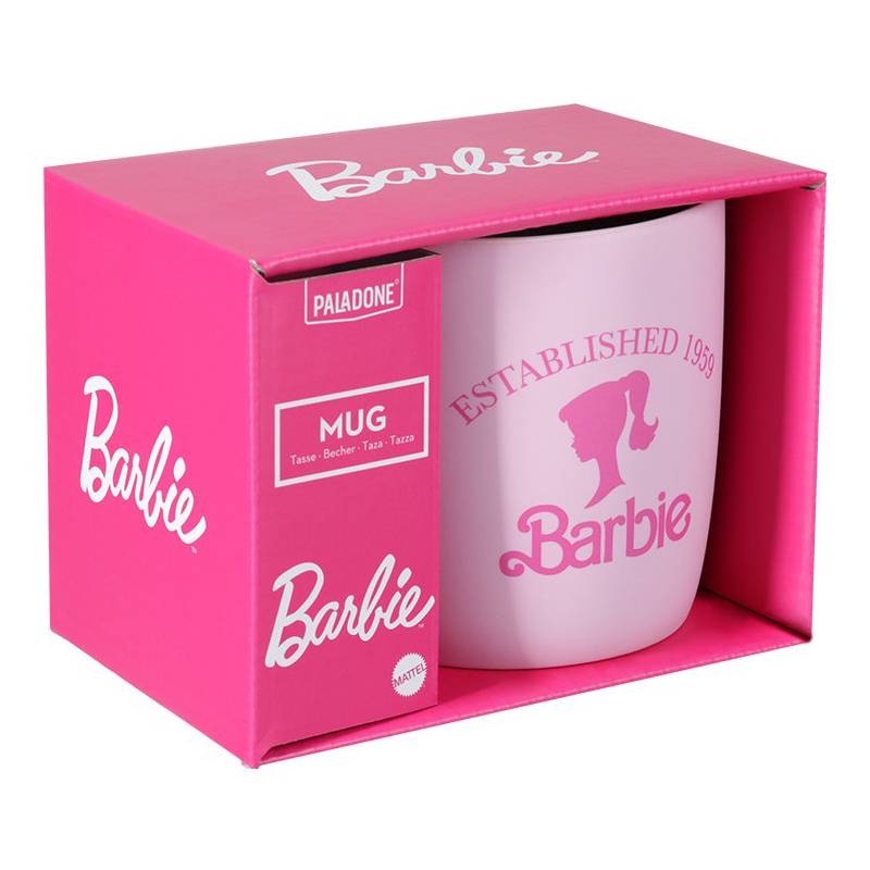 TAZA PALADONE BARBIE SILUETA