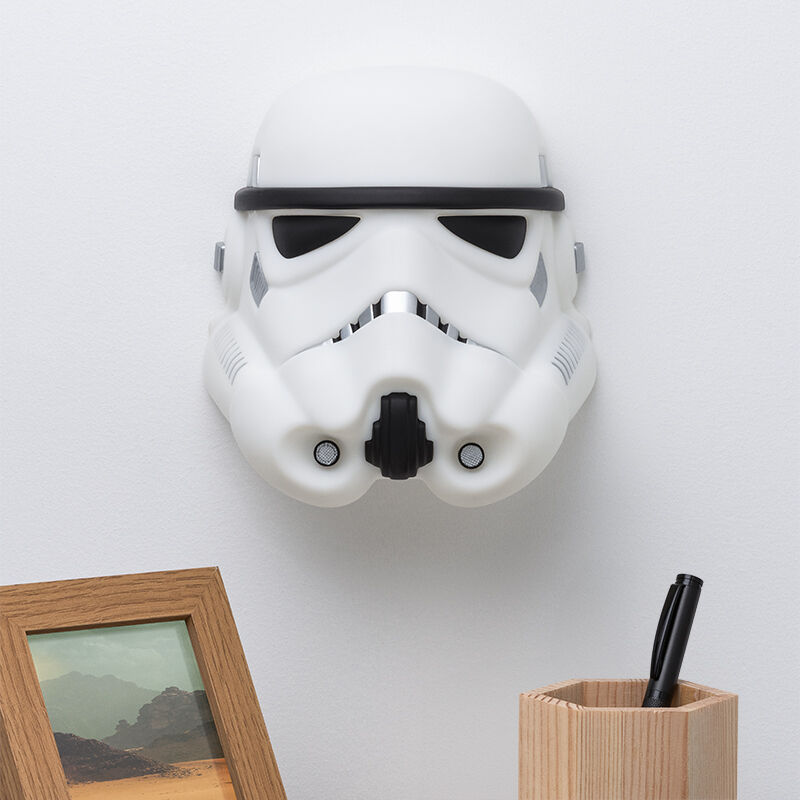 LAMPARA PALADONE STAR WARS MÁSCARA STORMPTROOPER 19 CM