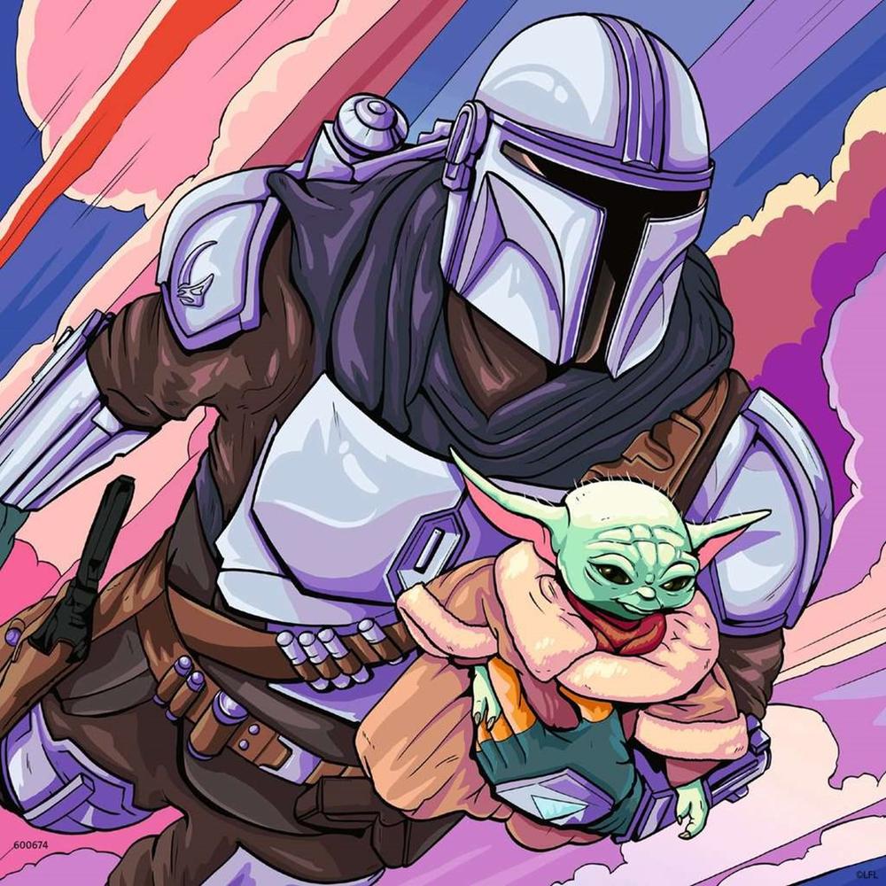 PUZZLE RAVENSBURGER THE MANDALORIAN: BABY YODA 3x49