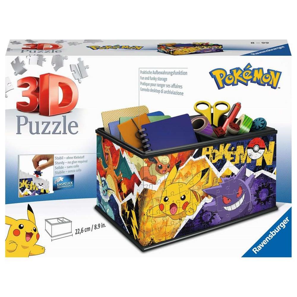 PUZZLE 3D RAVENSBURGER STORAGE BOX - POKEMON