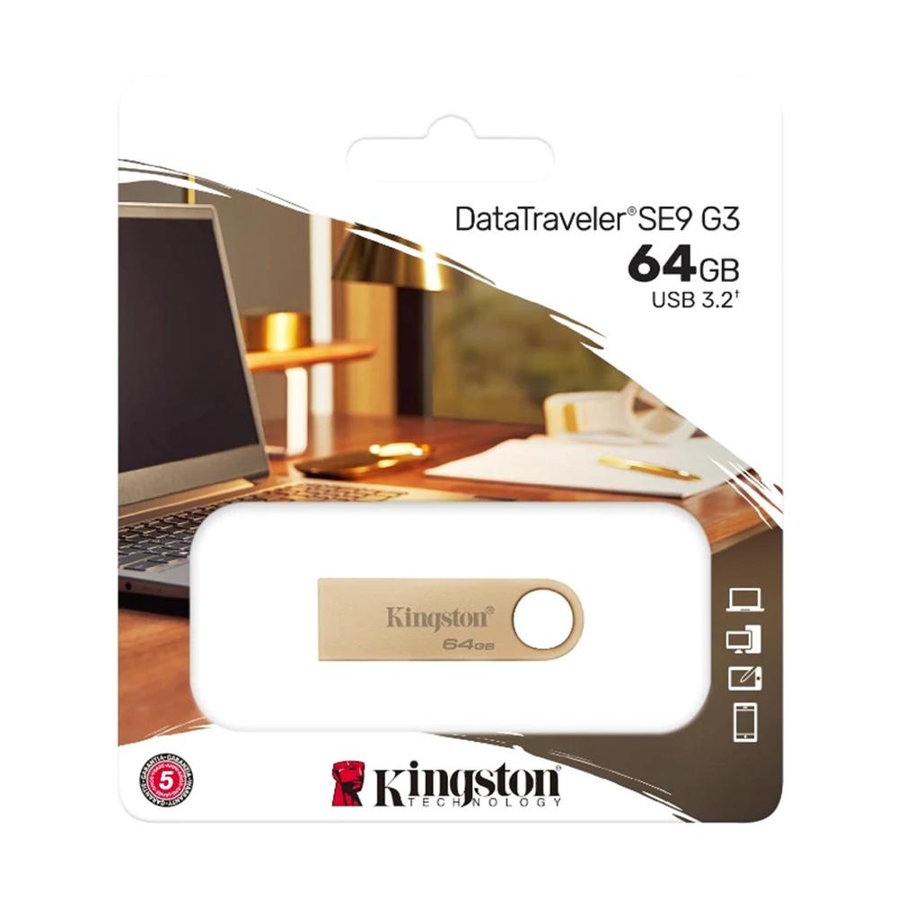 MEMORIA USB 3.2 KINGSTON DATATRAVELER SE9 G3 64GB
