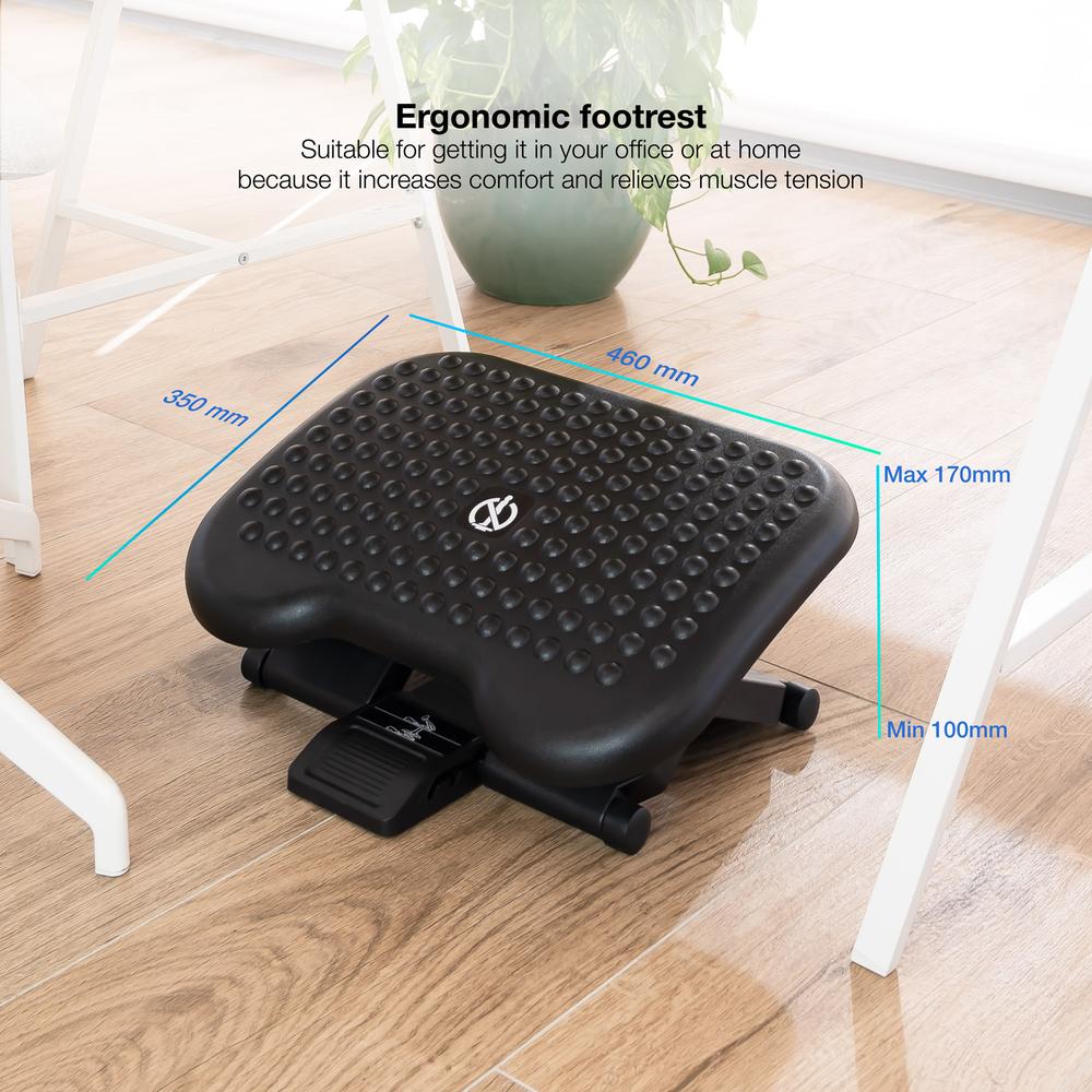 REPOSAPIES TOOQ AJUSTABLE CONFORT NEGRO