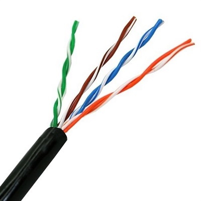 BOBINA CABLE RED UTP CAT5E RJ45 NANOCABLE 305M RIGIDO/ AWG24/ EXTERIOR NEGRO