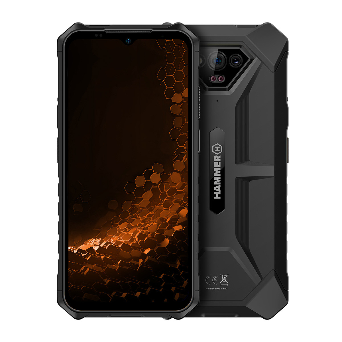 MOVIL RUGERIZADO HAMMER IRON V 6+6/64GB NEGRO