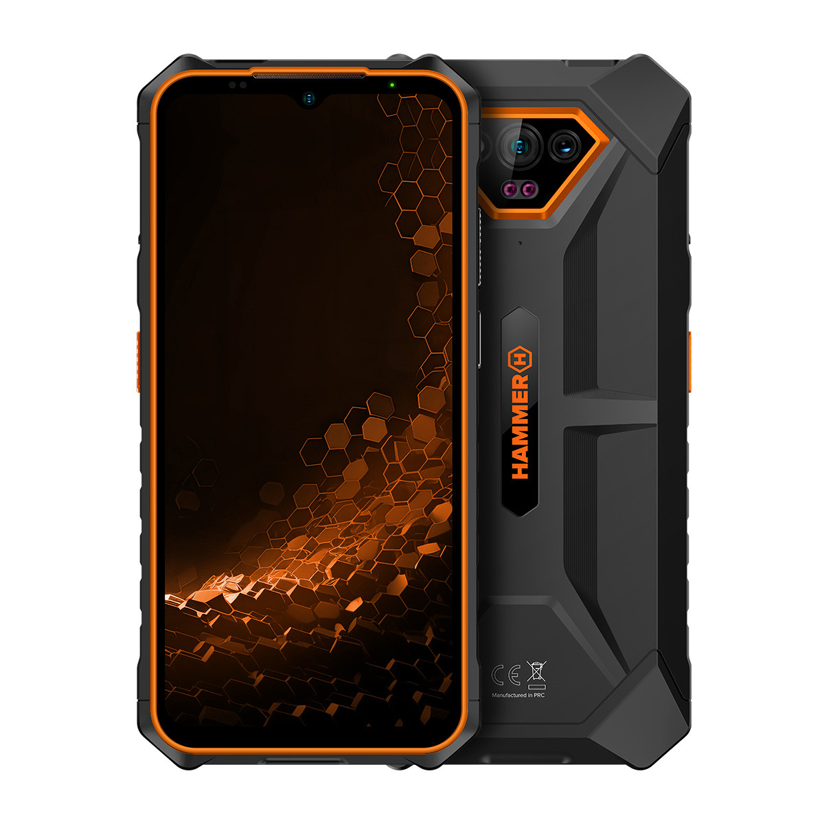 MOVIL RUGERIZADO HAMMER IRON V 6+6/64GB NARANJA