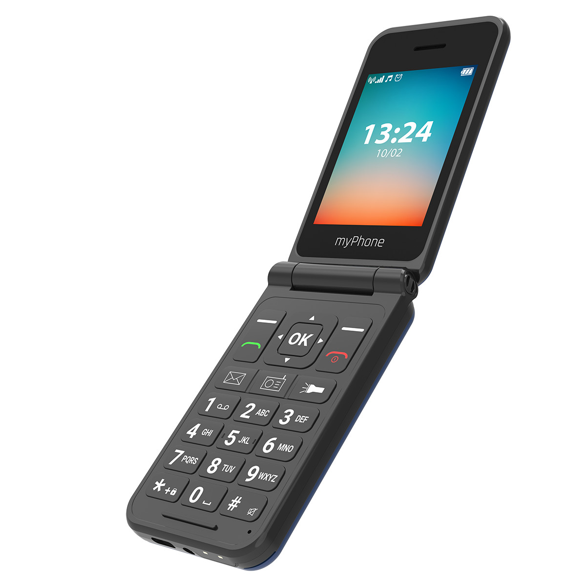 TELEFONO MOVIL MYPHONE FLIP 2.8"/ 4G/ NAVY BLUE