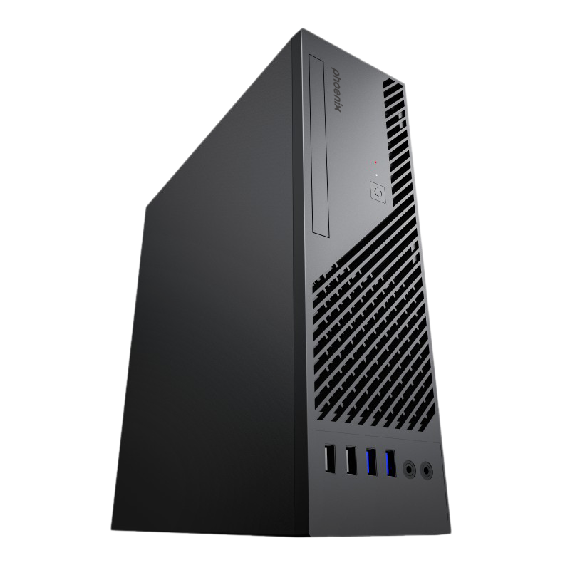 CAJA ORDENADOR PHOENIX LITE-S3 MICRO ATX FORMATO ULTRA SLIM DE 8 LITROS USB 3.0 FUENTE 200W INCLUIDA