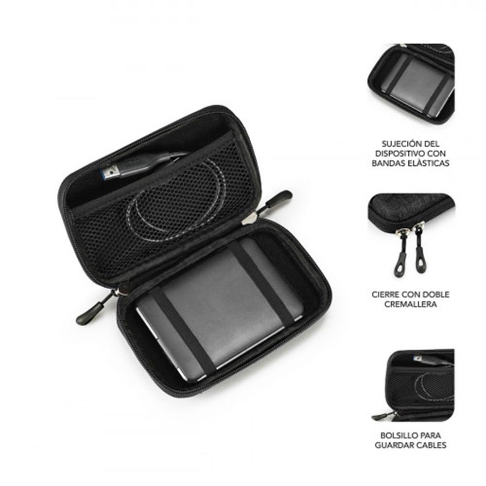 FUNDA SUBBLIM PARA DISCO DURO 2.5" NEGRO