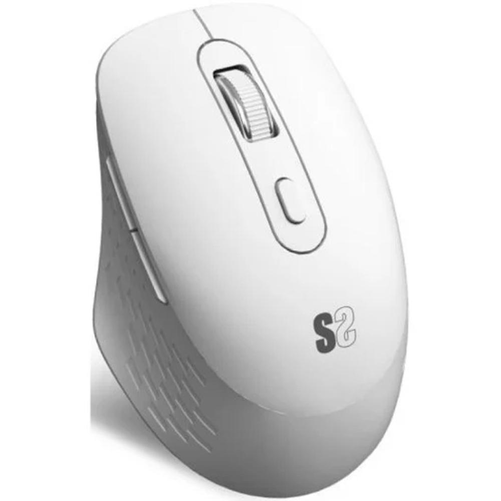 RATON INALAMBRICO SUBBLIM CURVE ERGO DUAL BLANCO