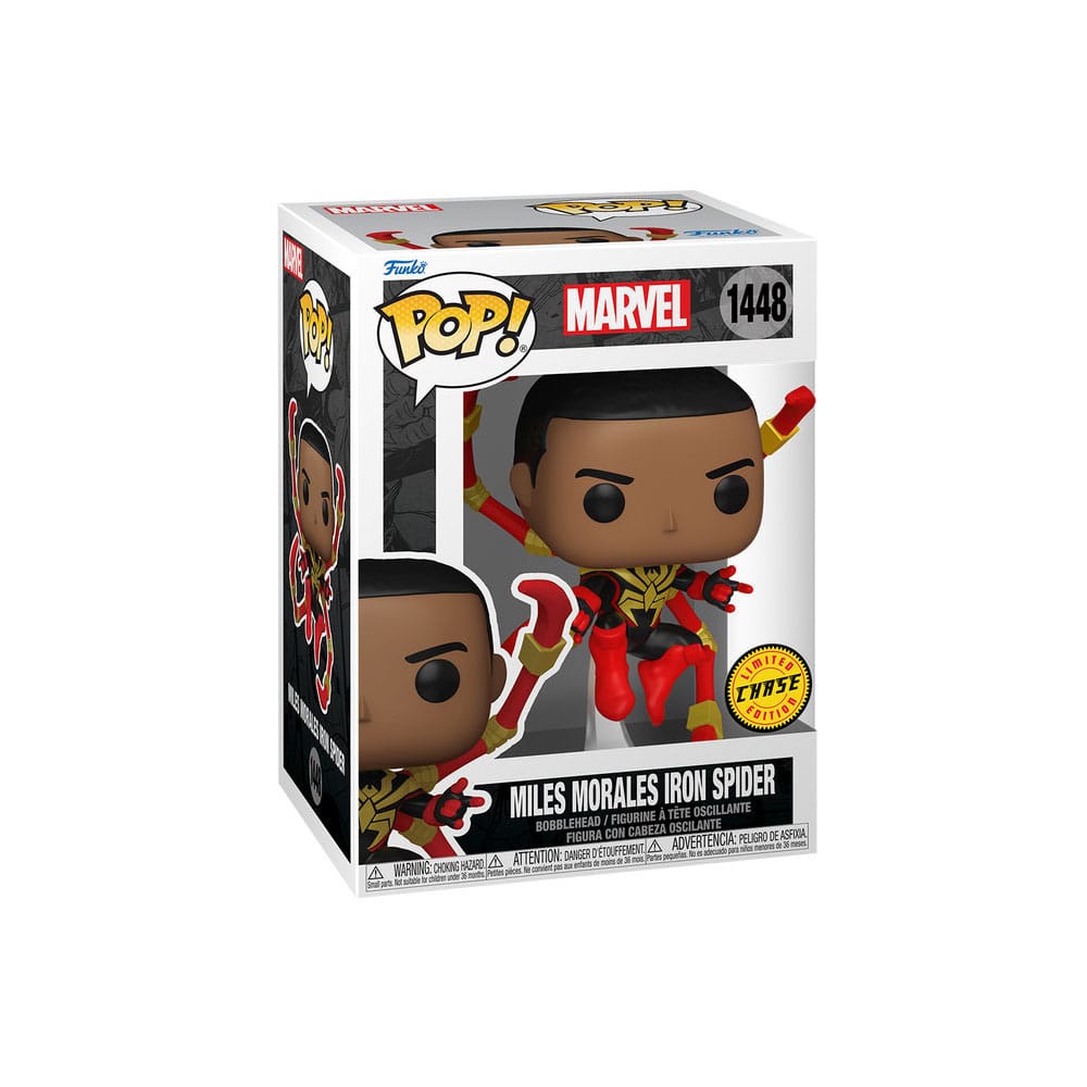 FUNKO POP MARVEL SPIDER-MAN COMICS MILES MORALES IRON SPIDER W/CHASE ALEATORIO