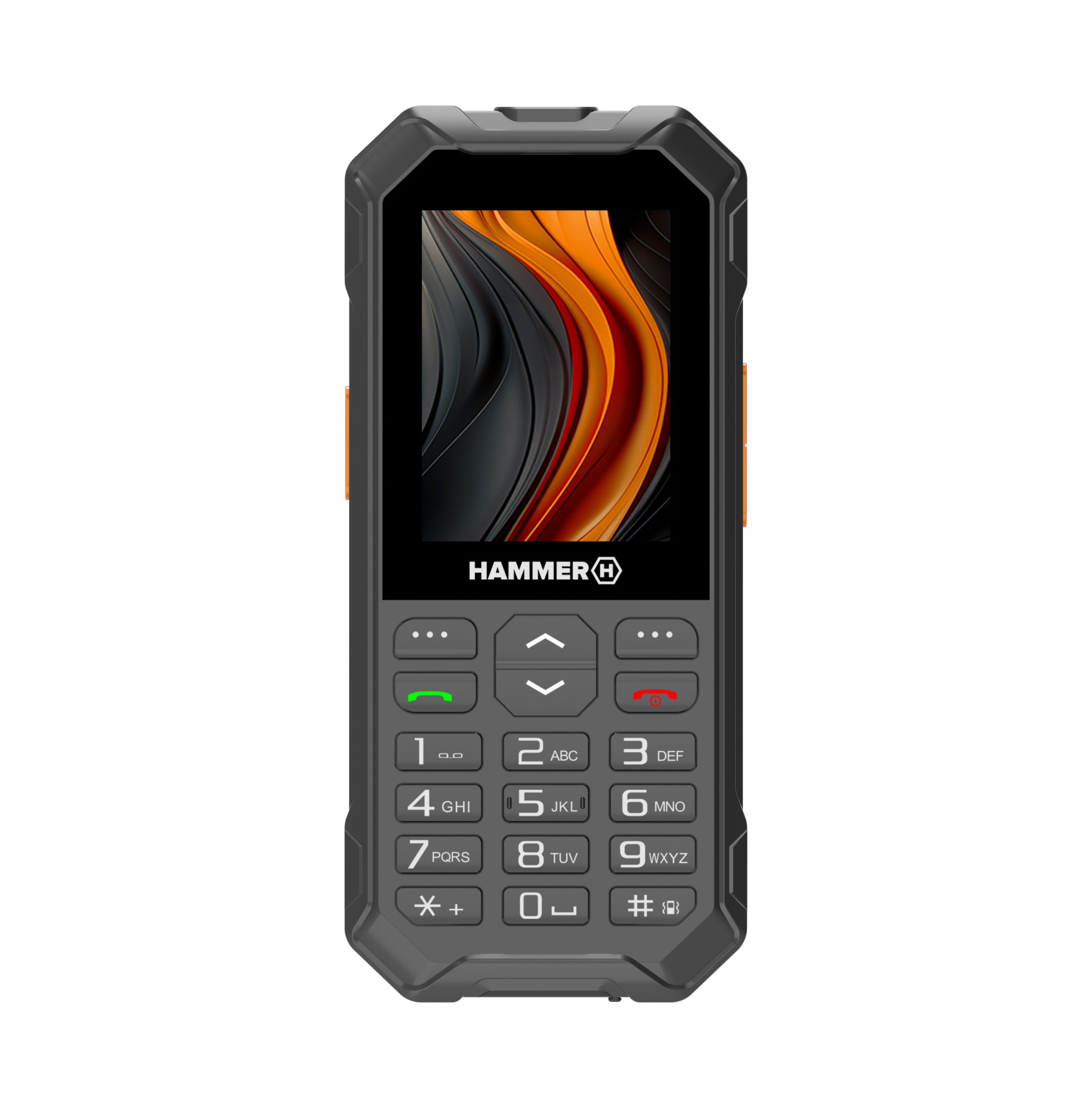 TELEFONO MOVIL RUGERIZADO HAMMER 6 2.4" / 4G / NEGRO