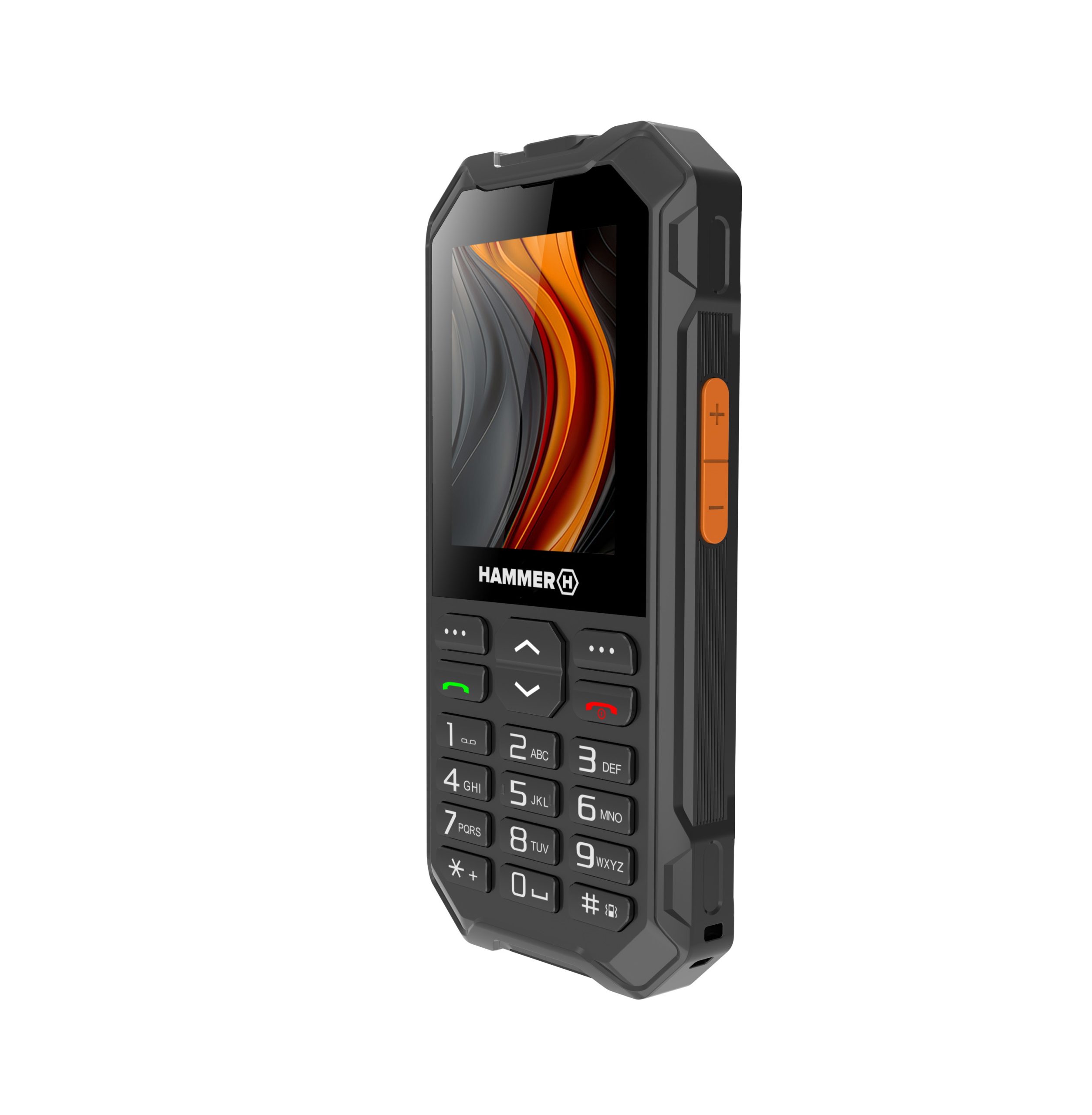 TELEFONO MOVIL RUGERIZADO HAMMER 6 2.4" / 4G / NEGRO