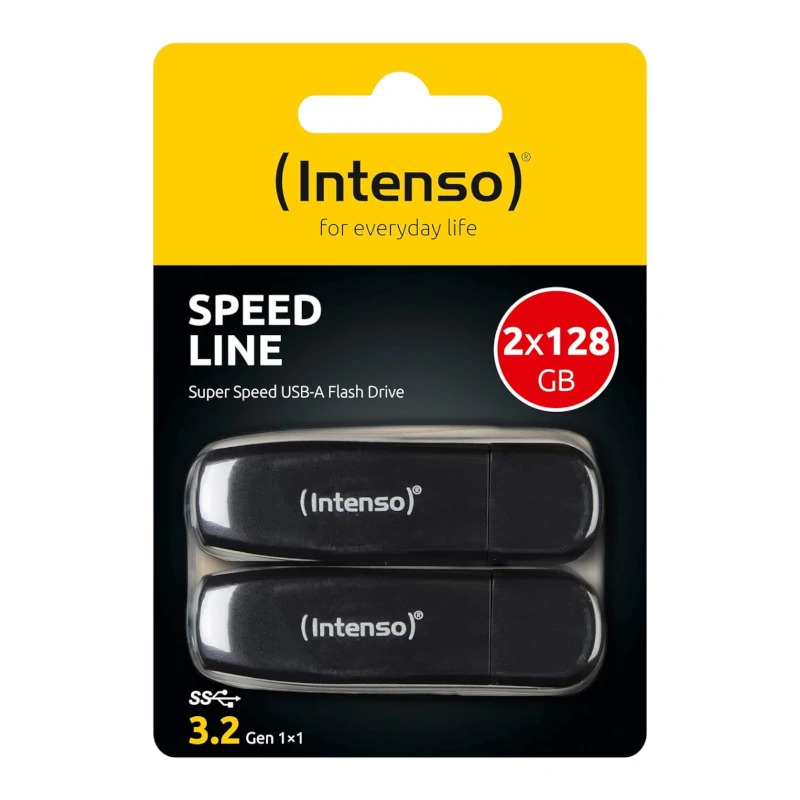 MEMORIA USB 3.2 INTENSO SPEED 128GB PACK 2