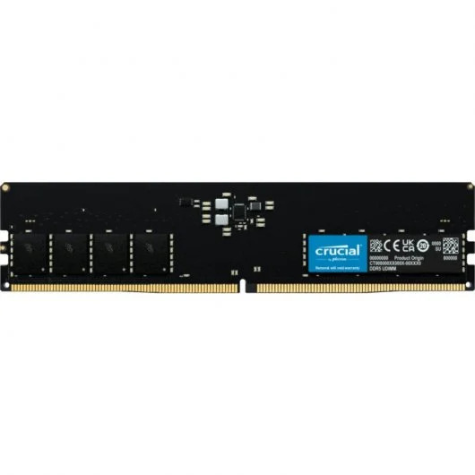 MEMORIA RAM DDR5 16GB CRUCIAL BULK / DIMM / 5600 MHZ / PC5-44800 / CL46