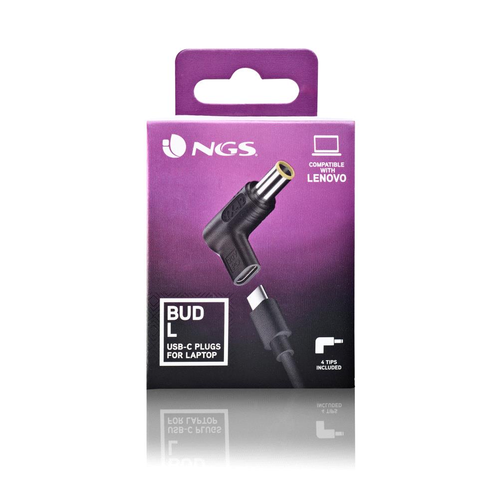CLAVIJA USB TIPO C NGS BUD-L PARA PORTATILES LENOVO 4 UNIDADES