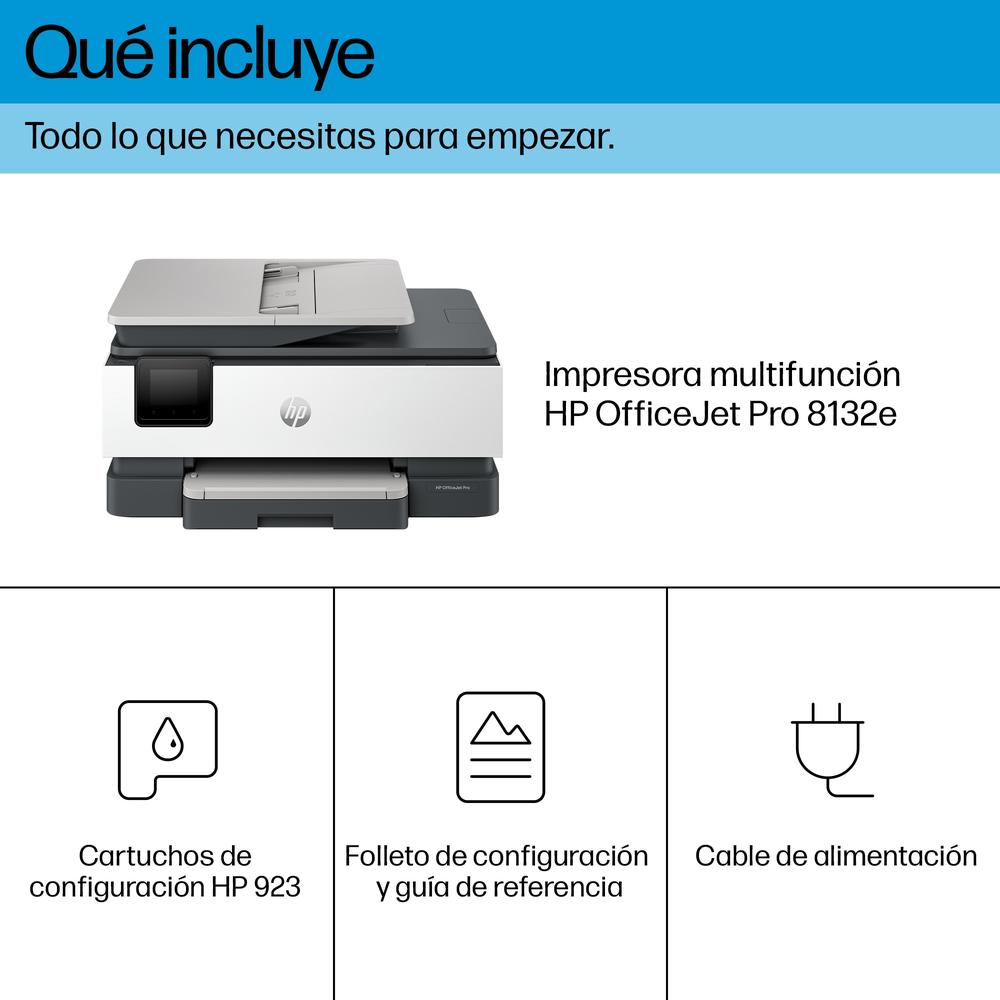 MULTIFUNCION INYECCION HP OFFICEJET PRO 8132E ALL IN ONE COLOR DUPLEX