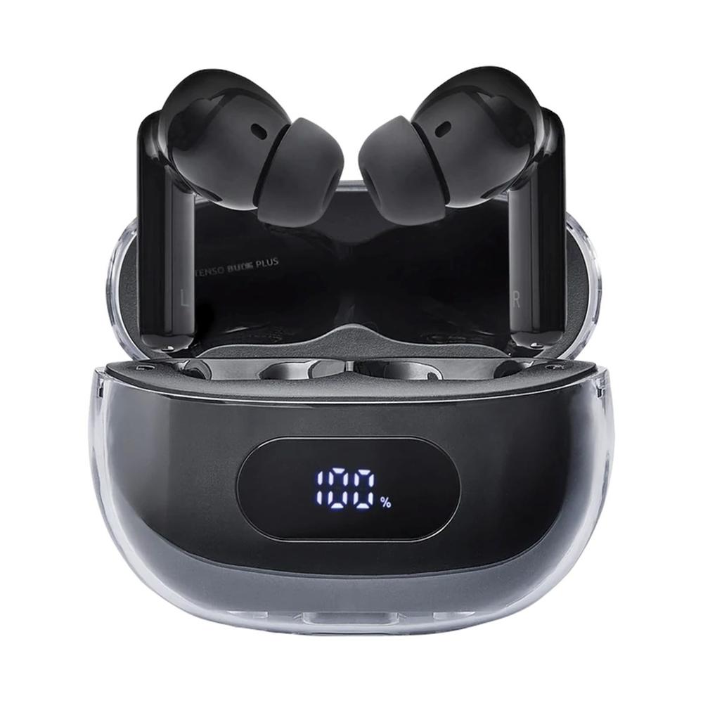 AURICULARES BLUETOOTH INTENSO BUDS PLUS TWS ANC+ENC NEGRO