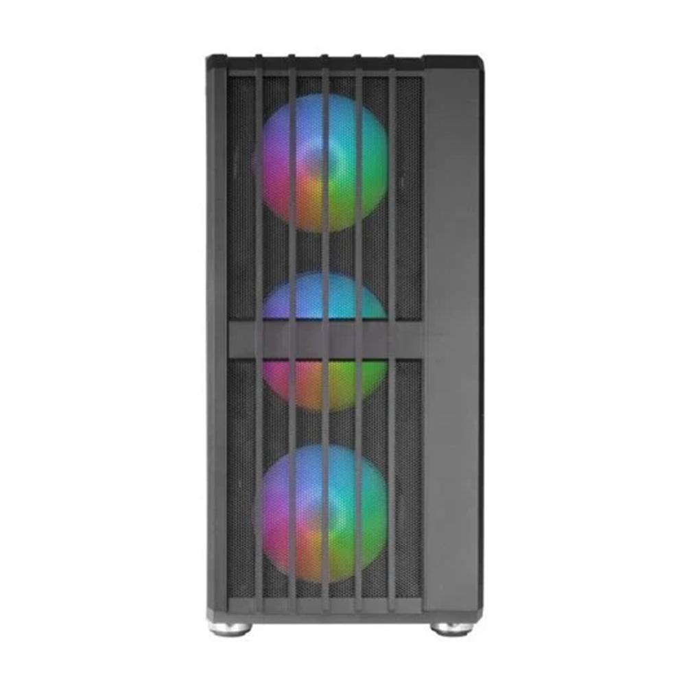 CAJA ORDENADOR MARS GAMING MCVAULT ATX ARGB CRISTAL TEMPLADO NEGRO