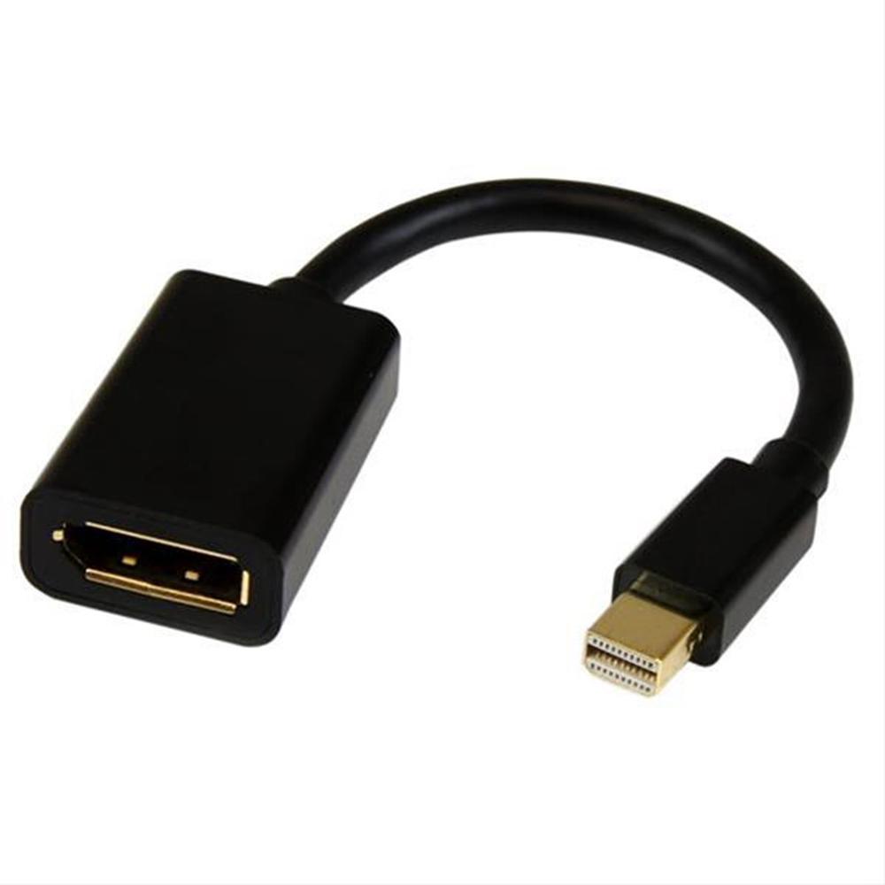 ADAPTADOR MINI DISPLAYPORT A DISPLAYPORT STARTECH.COM 0.15M/ MACHO-HEMBRA/ NEGRO