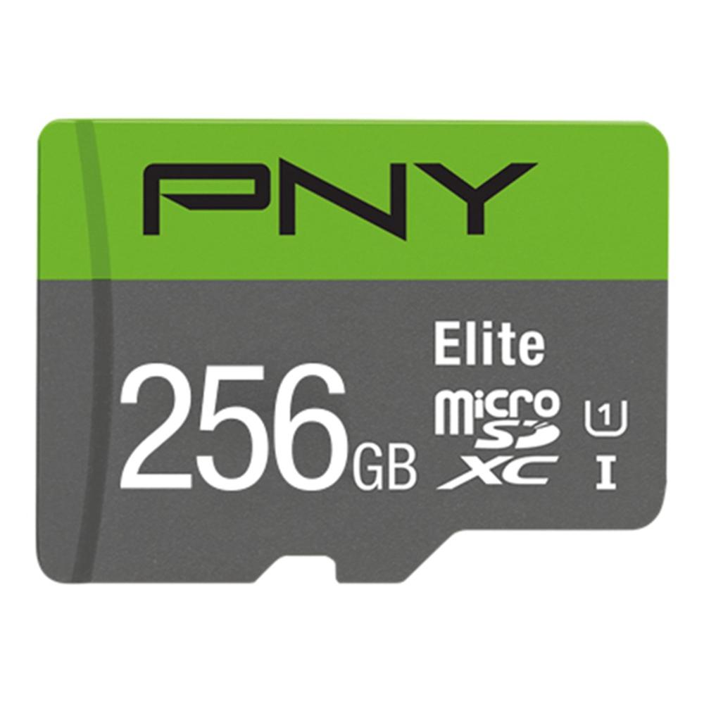 TARJETA MEMORIA MICRO SECURE DIGITAL MICRO SDXC ELITE PNY 256GB CLASE 10 UHS-I U1