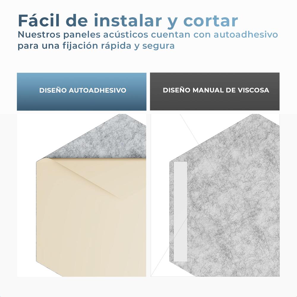 YOEVU Espuma Acústica Pack 12 Paneles Paneles Acústicos Hexagonales con Respaldo Adhesivo Insonorización y Decoración para Estudio Gaming Podcasting Grabación 30x26x1cm Gris