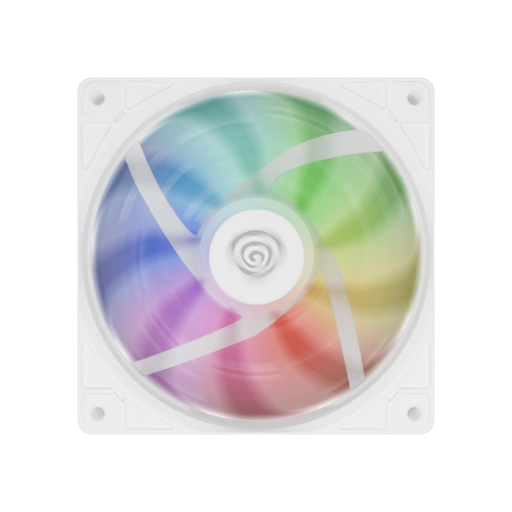 VENTILADOR CAJA GAMING GENESIS OXAL 120 ARGB BLANCO 120MM