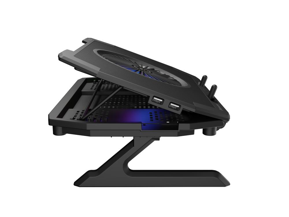 BASE REFRIGERADORA GENESIS OXID 850 RGB PARA PORTATIL 15.6"-17.3" USB