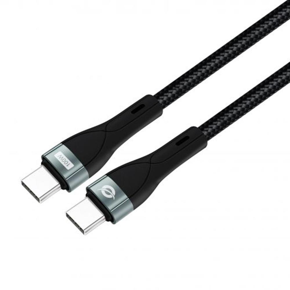 CABLE USB TIPO C CONCEPTRONIC 1.2M/ MACHO-MACHO / PD 3.0 / 100W