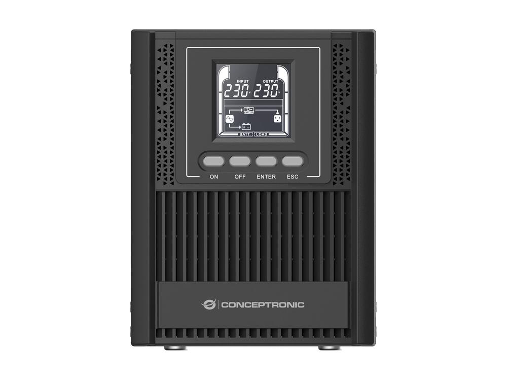 SAI CONCEPTRONIC ZEUS52E1K 1000VA 900W ONLINE UPS IEC EPO PORT