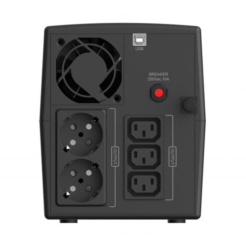 SAI CONCEPTRONIC ZEUS08EM 1500VA 900W SCHUKO UPS MART LAN SW