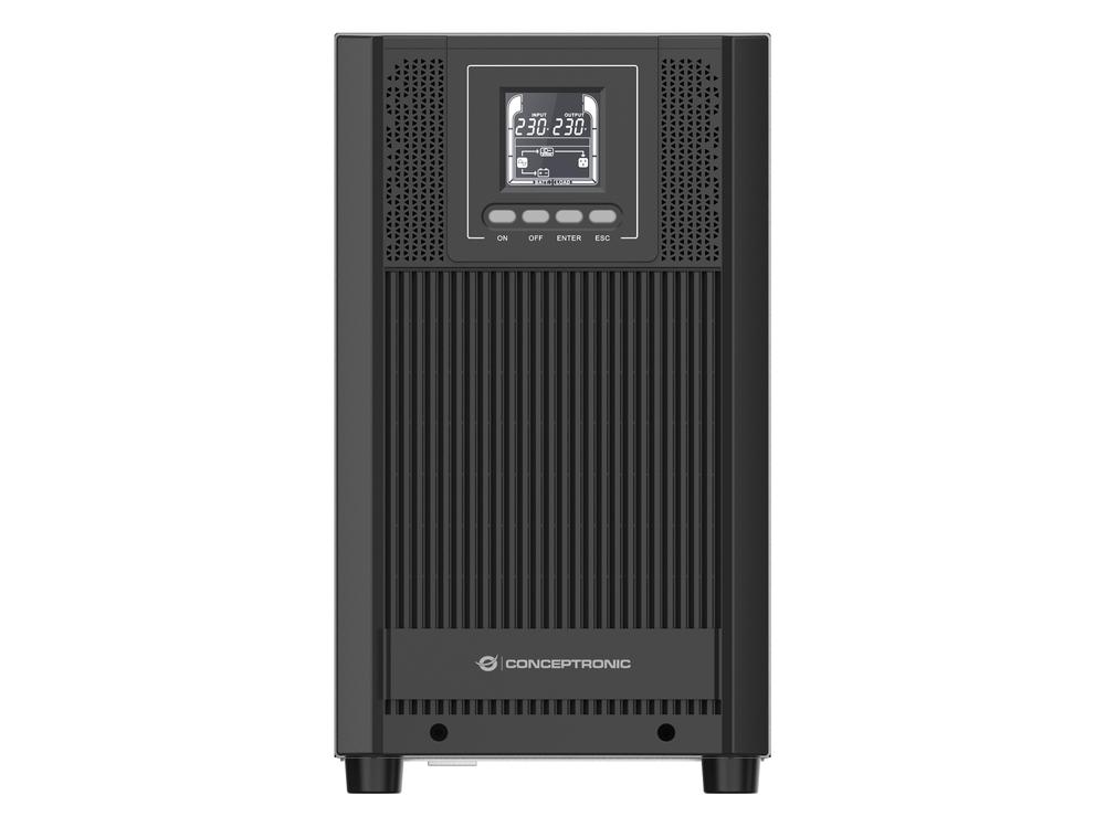SAI CONCEPTRONIC ZEUS52ES3K 3000VA 2700W ONLINE TORRE 4XSHUCKO HID USB RS232 EPO