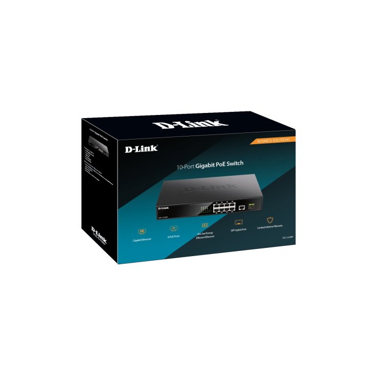 SWITCH D-LINK DGS-1010MP/E 10 PUERTOS