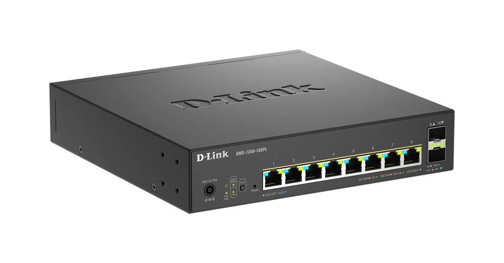SWITCH D-LINK DMS-1250-10SPL 10 PUERTOS