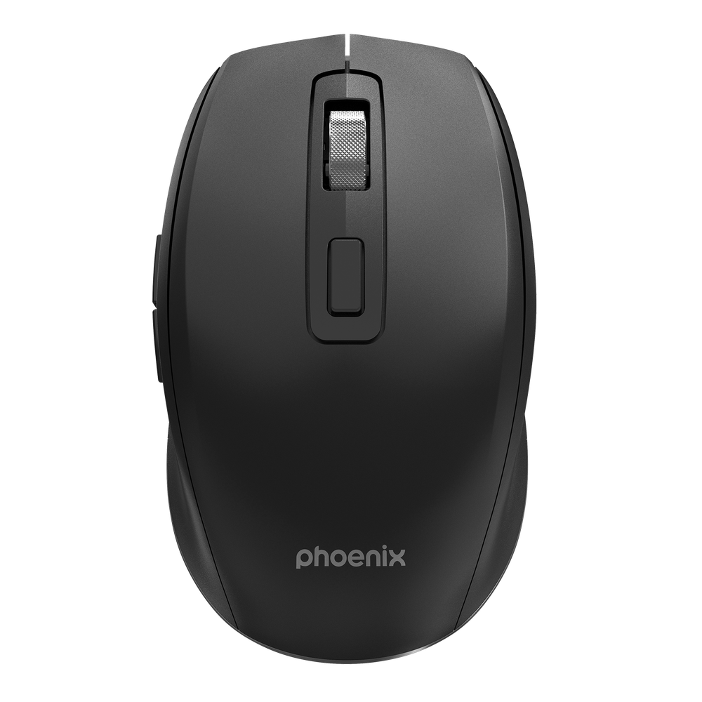 Ratón Inalámbrico Phoenix M120 hasta 1600 DPI Clics Silenciosos Botones de Avance Rapido