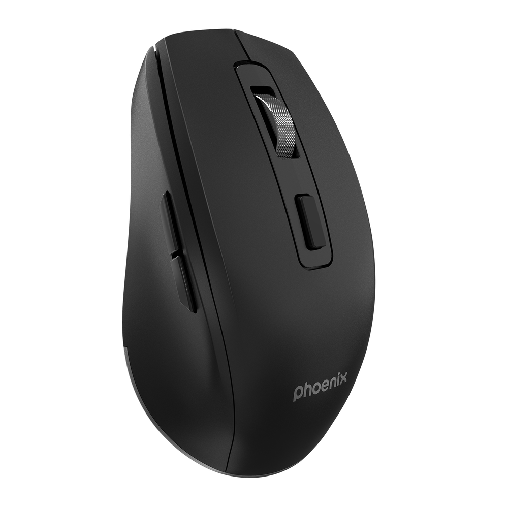 Ratón Inalámbrico Phoenix M120 hasta 1600 DPI Clics Silenciosos Botones de Avance Rapido