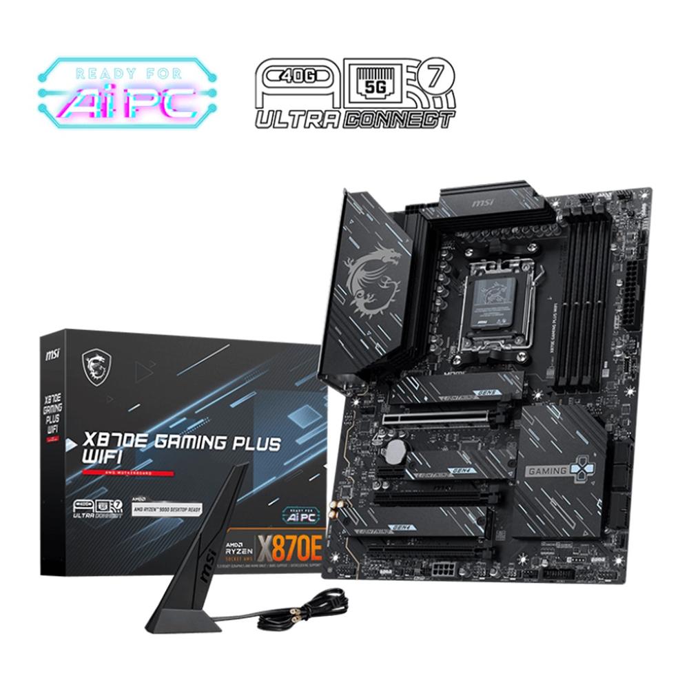 PLACA BASE MSI MPG X870E GAMING PLUS WIFI ATX AM5 4XDDR5