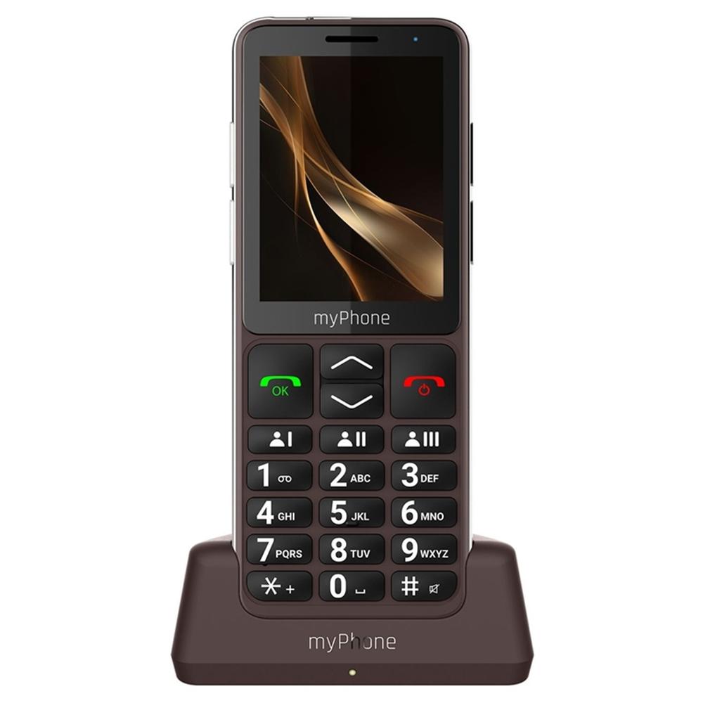 TELEFONO MOVIL MYPHONE BUENO 2.8"/ 2MPX/ 4G/ MARRON