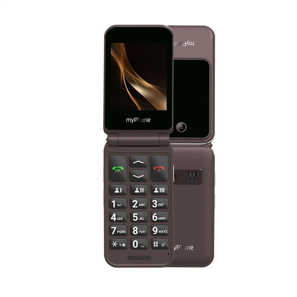 TELEFONO MOVIL MYPHONE HARMONY 2.8"+1.44"/ 4G/ MARRON