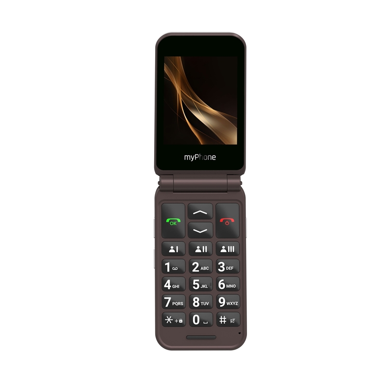TELEFONO MOVIL MYPHONE HARMONY 2.8"+1.44"/ 4G/ MARRON