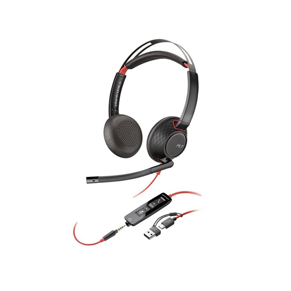 AURICULARES POLY BLACKWIRE 5220 NEGRO
