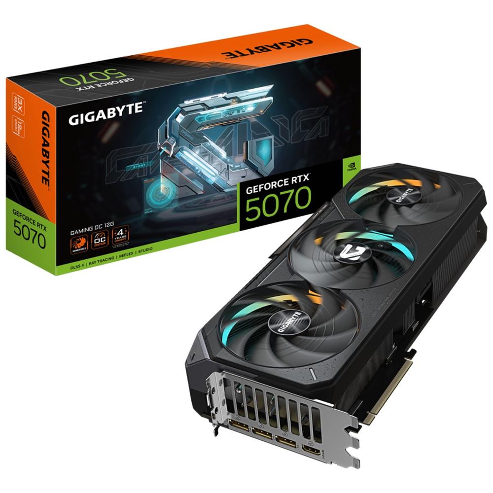 TARJETA GRAFICA GIGABYTE RTX 5070TI GAMING OC 16GB GDDR7