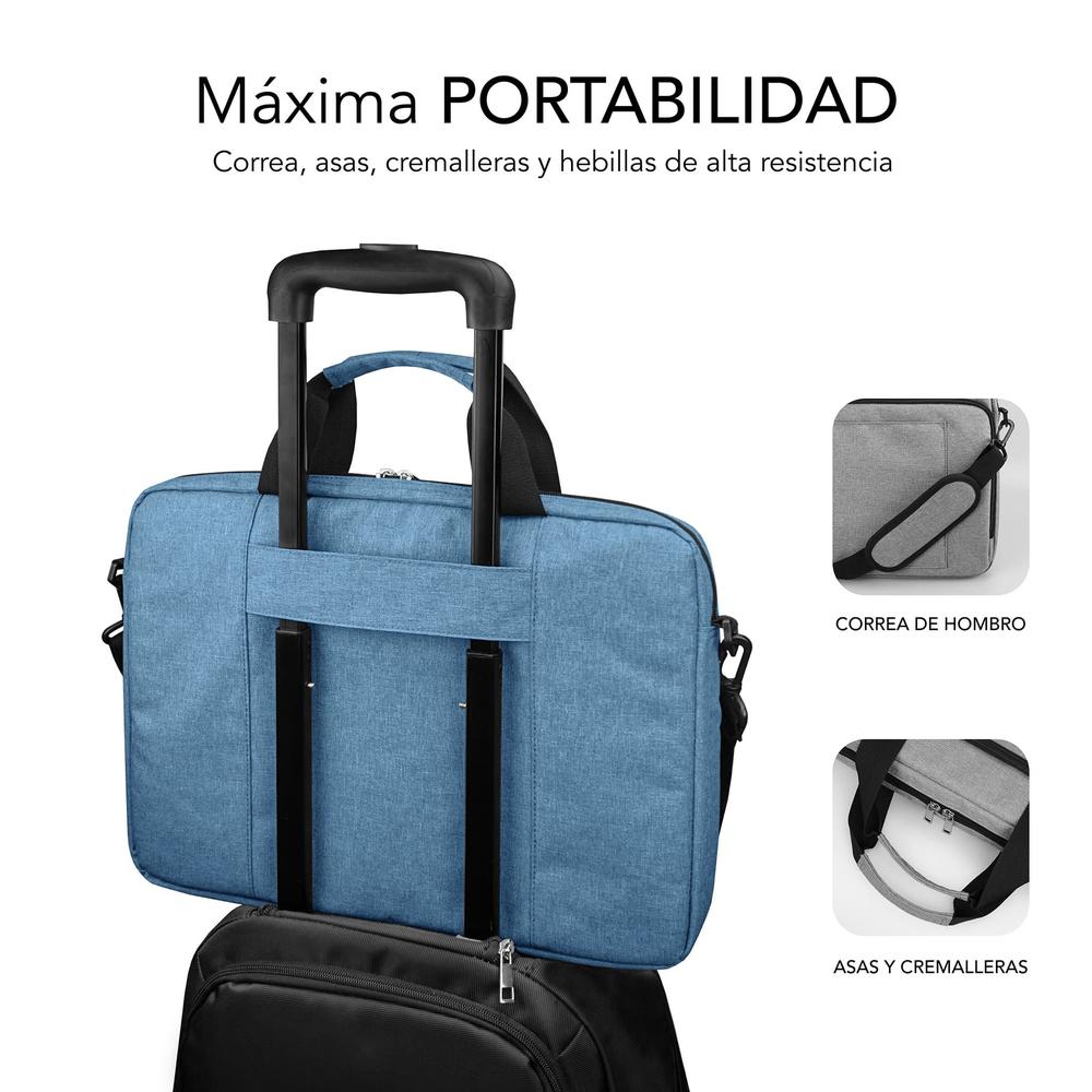 MALETIN SUBBLIM AIR PADDING PARA PORTATIL 15.6" AZUL