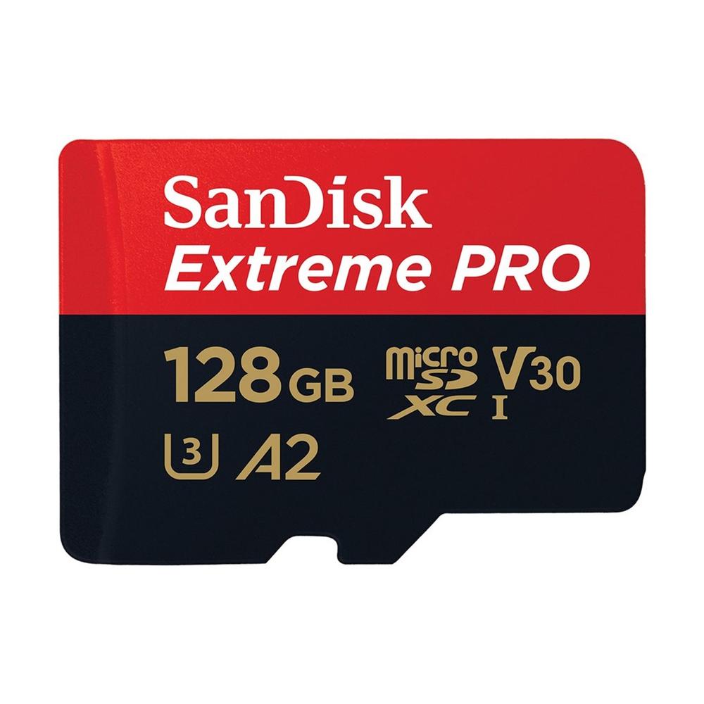 TARJETA MEMORIA MICRO SECURE DIGITAL 128GB SANDISK EXTREME PRO CLASE 10 UHS-I U3 + ADAPTADOR